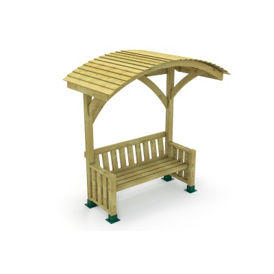 14 PB Arched Roof Pergola